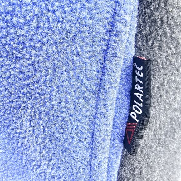 Woolrich John Rich & Bros Fleece Sleeveless Vest Blue & Gray Women's Size M 3315 - Picture 4 of 9